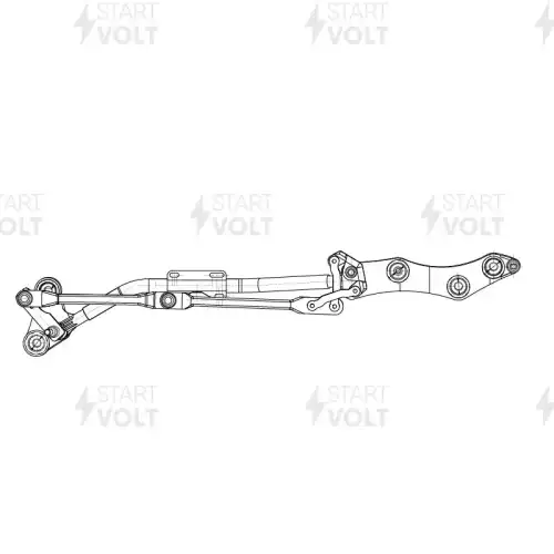 Трапеция стеклооч. для а/м BMW 5 E60 (03-)/6 E63 (04-) (VWA 2511) СТАРТВОЛЬТ