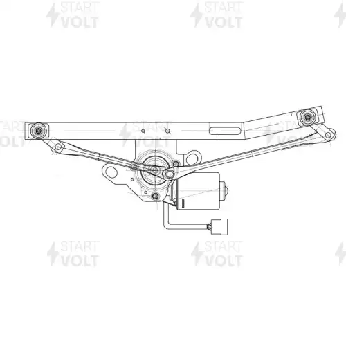 Стеклоочиститель в сборе для а/м ИЖ 2126 (VWA 03061) СТАРТВОЛЬТ
