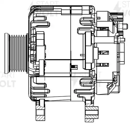 Генератор СТАРТВОЛЬТ LG 1815