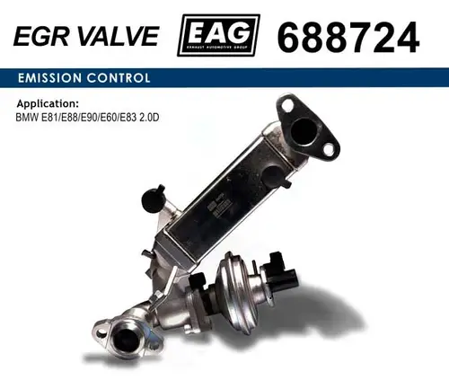 Клапан EGR в сборе BMW E81/E88/E90/E60/E83 2.0D EAG 688724