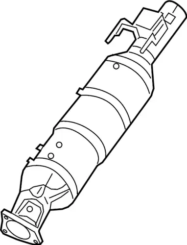 Гофра глушителя BMW 18 30 8 508 523 L= d=