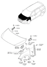 Деталь 66400A9000 HYUNDAI / KIA