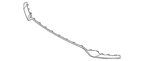 PIECE-FRONT BUMPER,LWR 86532R0000 HYUNDAI / KIA