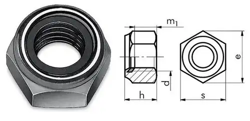 Гайка автомобильная WURTH 03688