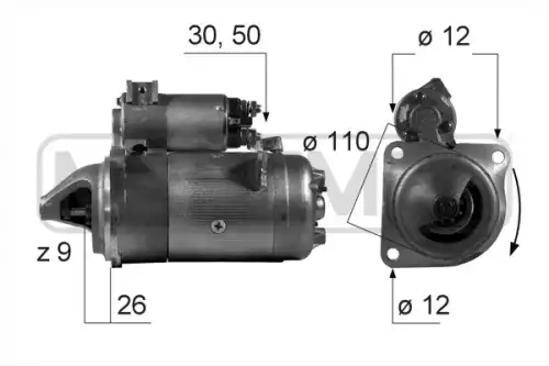 Стартер MESSMER 220282