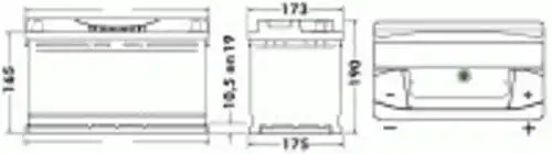 Аккумулятор EXIDE EX30