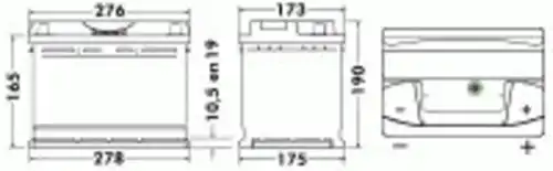 Аккумулятор EXIDE EX19