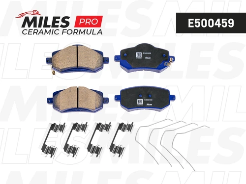 Тормозные колодки дисковые MILES E500459