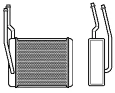 Радиатор печки J. DEUS 212M15