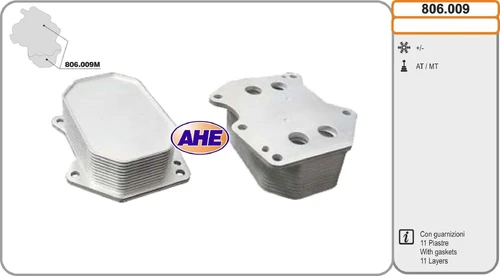 Радиатор масляный 806.009 AHE