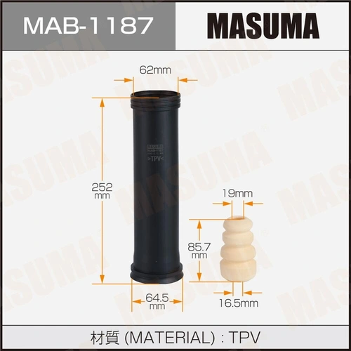 MAB-1187 Пыльник стоек MASUMA (пластик)