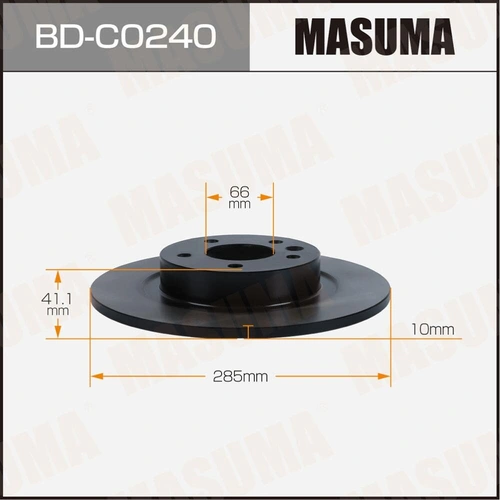 Тормозной диск MASUMA BD-C0240