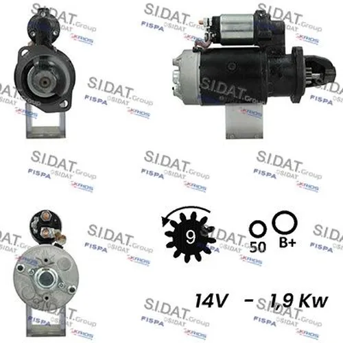 стартер \DEUTZ S12BH0733A2 FISPA