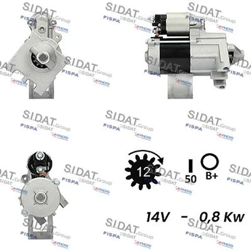 стартер \HONDA S12DE0521A2 FISPA