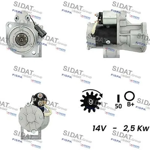 стартер \NISSAN PATROL GR Mk II 3.0 DTi 00> S12HT0419A2 FISPA