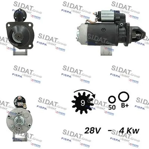 стартер \DAF S24BH0111A2 FISPA
