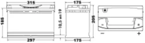 Аккумулятор EXIDE EX26