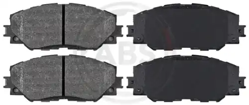 Тормозные колодки дисковые передняя ось A.B.S. 37544