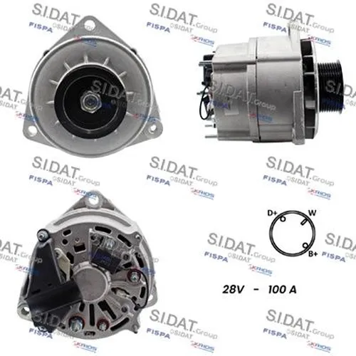 генератор \DAF A24BH0036A2 FISPA