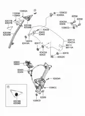 СТЕКЛОПОДЪЕМНИК 824042C000 HYUNDAI
