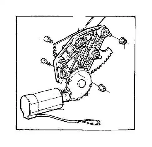 Подъемное устройство для окон 3503522 VOLVO