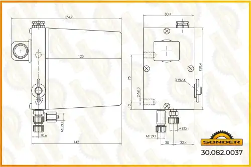 Насос подъема кабины SONDER 300820037