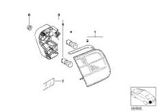 Фонарь задний BMW 63 21 8 368 760