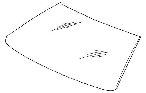 WINDSHIELD,(INCLS 1,3,7) 10340037 PONTIAC