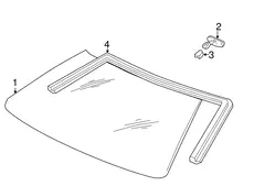 WINDSHIELD,(INCLS 1,3,7) 19301565 PONTIAC