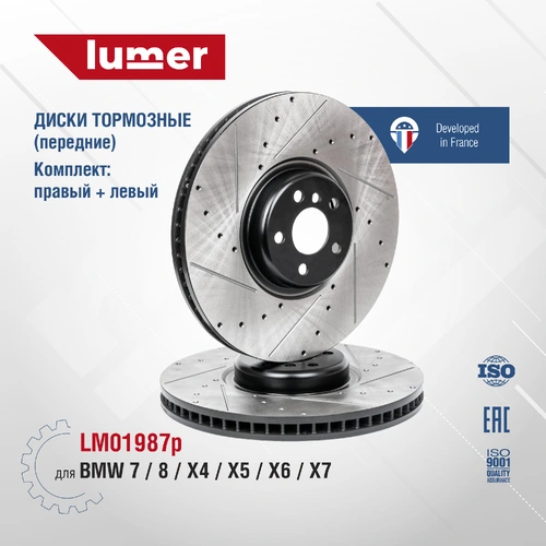 Тормозной диск LUMER LM01987P