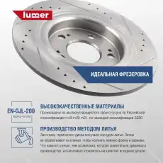 Тормозной диск LUMER LM01906P