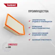 Фильтр воздушный LUMER LM02832