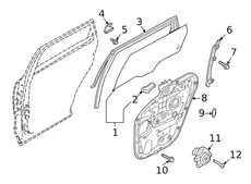 ВНУТРЕННЯЯ ПАНЕЛЬ ДВЕРИ 83481P2000 HYUNDAI / KIA