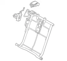 КАРКАС СПИНКИ СИДЕНЬЯ 89410Q5011 HYUNDAI / KIA