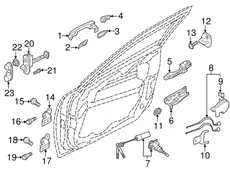 Ручка двери HYUNDAI / KIA 82662J5030