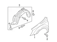 Подкрылок HYUNDAI / KIA 868124D001