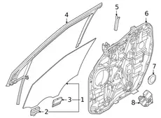 СТЕКЛО ДВЕРИ 82410R0230 HYUNDAI / KIA