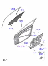 Стеклоподъемник  HYUNDAI / KIA 82450M6010