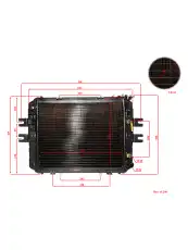 Радиатор Jac CPCD20-30 (490/495) (C0F96-05201(coper-dif)) SOBELL