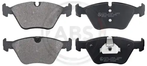 Тормозные колодки дисковые передняя ось A.B.S. 37374
