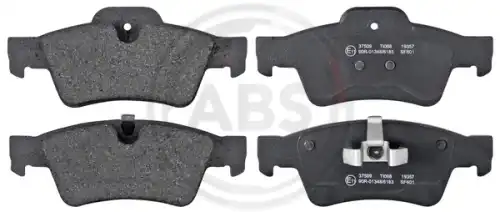Тормозные колодки дисковые задняя ось A.B.S. 37509