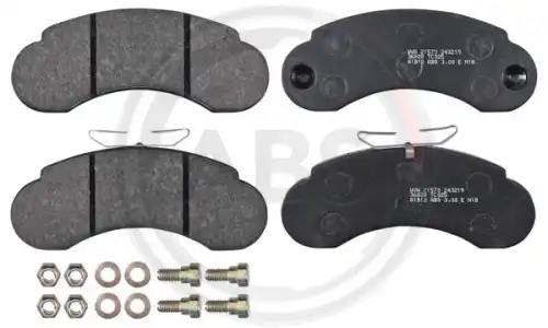 Тормозные колодки дисковые передняя ось A.B.S. 36828