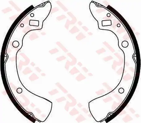 Тормозные колодки барабанные TRW GS8125