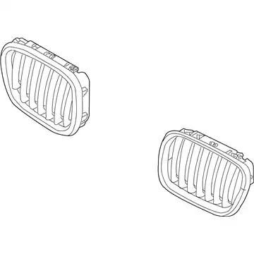Решетка бампера BMW 51 13 7 157 687