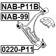 Шаровая опора FEBEST 0220-P11