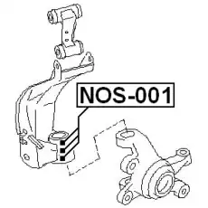 Кулак поворотный FEBEST NOS-001