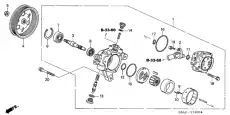  УПЛОТНЕНИЕ B, КРЫШКА НАСОСА / SEAL B,PUM 91349RAAA01 HONDA