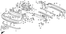 КЛИПСА 90657SB0003 HONDA