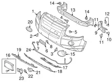 ДАТЧИК ПАРКОВКИ FR/RE FREEL 2 LR039635 LAND ROVER