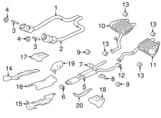  ХОМУТ LR009430 LAND ROVER